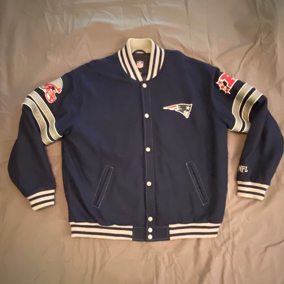 New England Patriots Wool Jacket - Men’s Size XXL - Picture 3 of 11